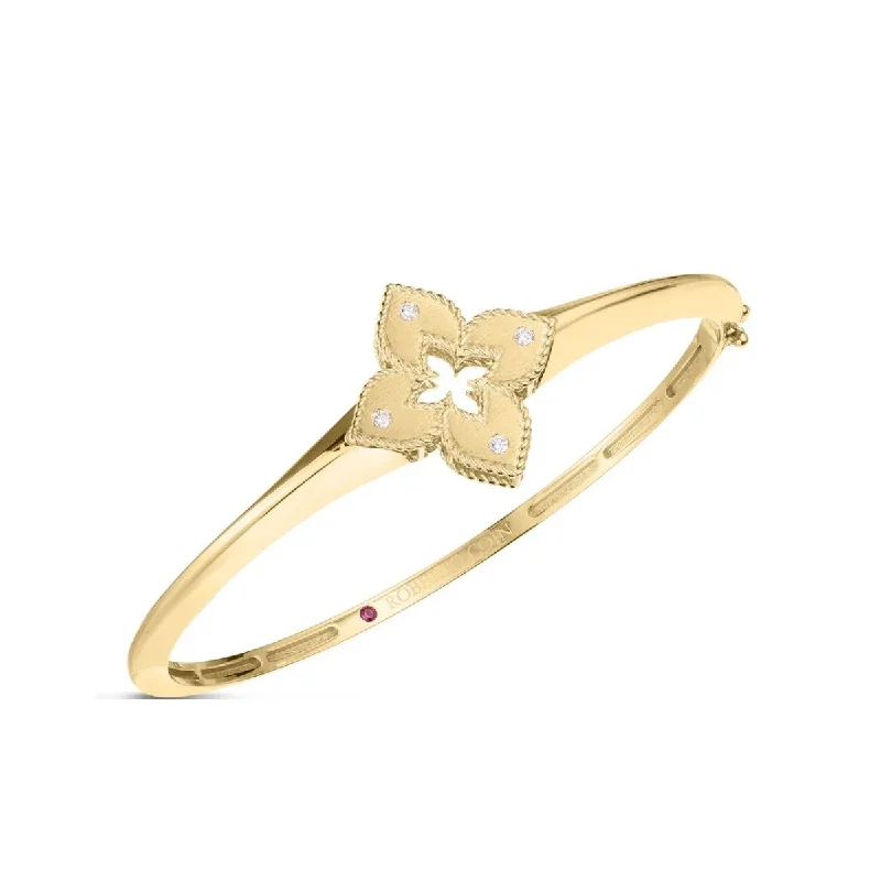Must-Have Jewelry Pieces At Reduced Prices Roberto Coin 18kt Yellow Gold Diamond Venetian Princess Bangle Must-Have Jewelry Pieces At Reduced Prices Roberto Coin 18kt Yellow Gold Diamond Venetian Princess Bangle