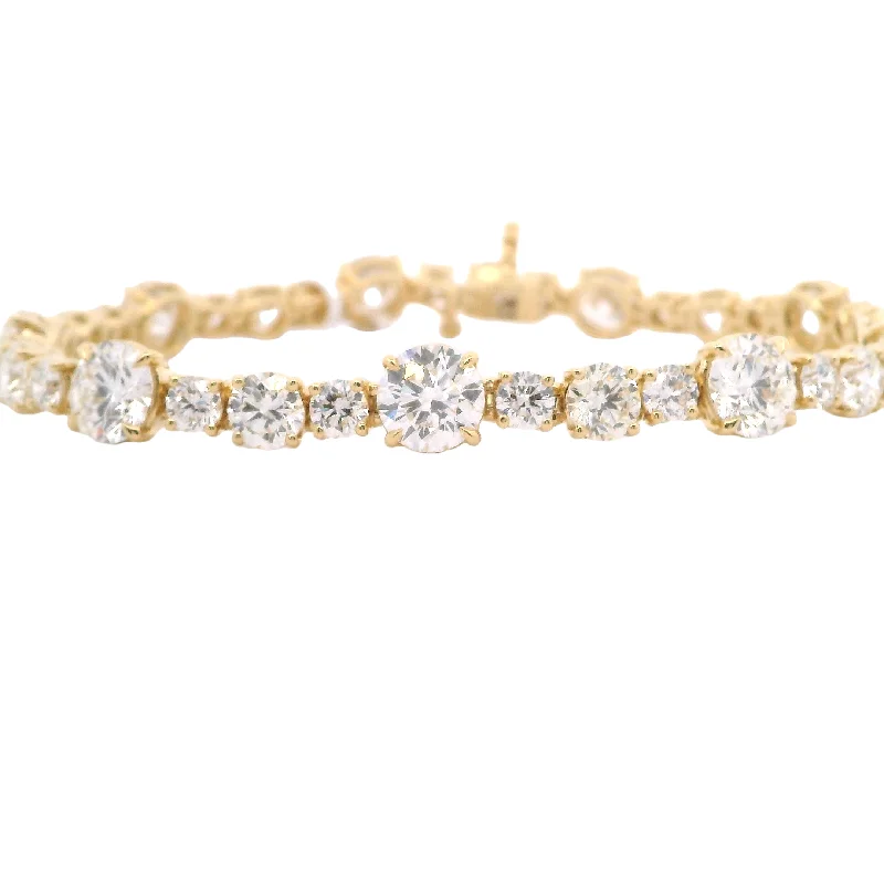 Jewelry Sale Bonanza – Grab Your Sparkle Now Round Diamond Bracelet in 18kt Yellow Gold Jewelry Sale Bonanza – Grab Your Sparkle Now Round Diamond Bracelet in 18kt Yellow Gold