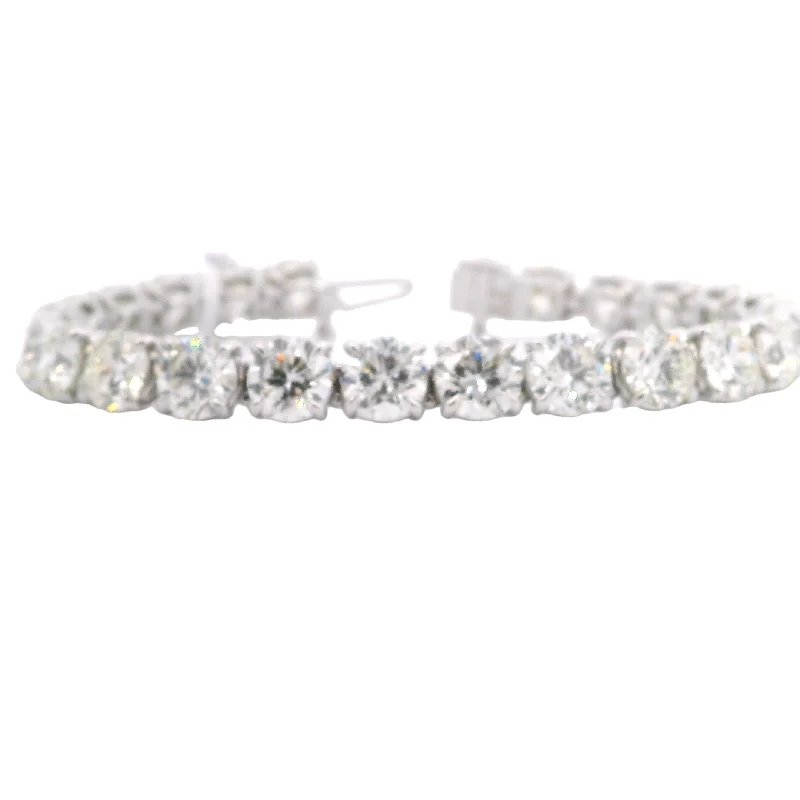 Exclusive Gemstone Jewelry Markdowns – Shop Now Round Diamond Line Bracelet in 18kt White Gold Exclusive Gemstone Jewelry Markdowns – Shop Now Round Diamond Line Bracelet in 18kt White Gold