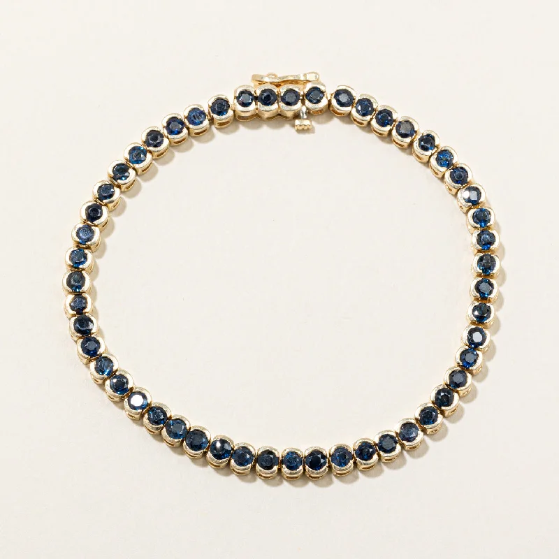 Handcrafted Jewelry Sale – Unique Designs At Low Prices Sapphire Tennis Bracelet | 4.00ctw | 7.25" | Handcrafted Jewelry Sale – Unique Designs At Low Prices Sapphire Tennis Bracelet | 4.00ctw | 7.25" |