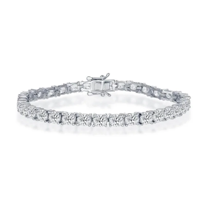 Special Sale On Handcrafted Jewelry – Shop Today Sterling Silver 5x4mm Oval CZ Tennis Bracelet Special Sale On Handcrafted Jewelry – Shop Today Sterling Silver 5x4mm Oval CZ Tennis Bracelet