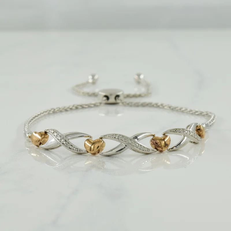 The Ultimate Jewelry Sale – Shop Premium Styles Sterling Silver Adjustable Diamond Bracelet | 0.03ctw | 12" | The Ultimate Jewelry Sale – Shop Premium Styles Sterling Silver Adjustable Diamond Bracelet | 0.03ctw | 12" |