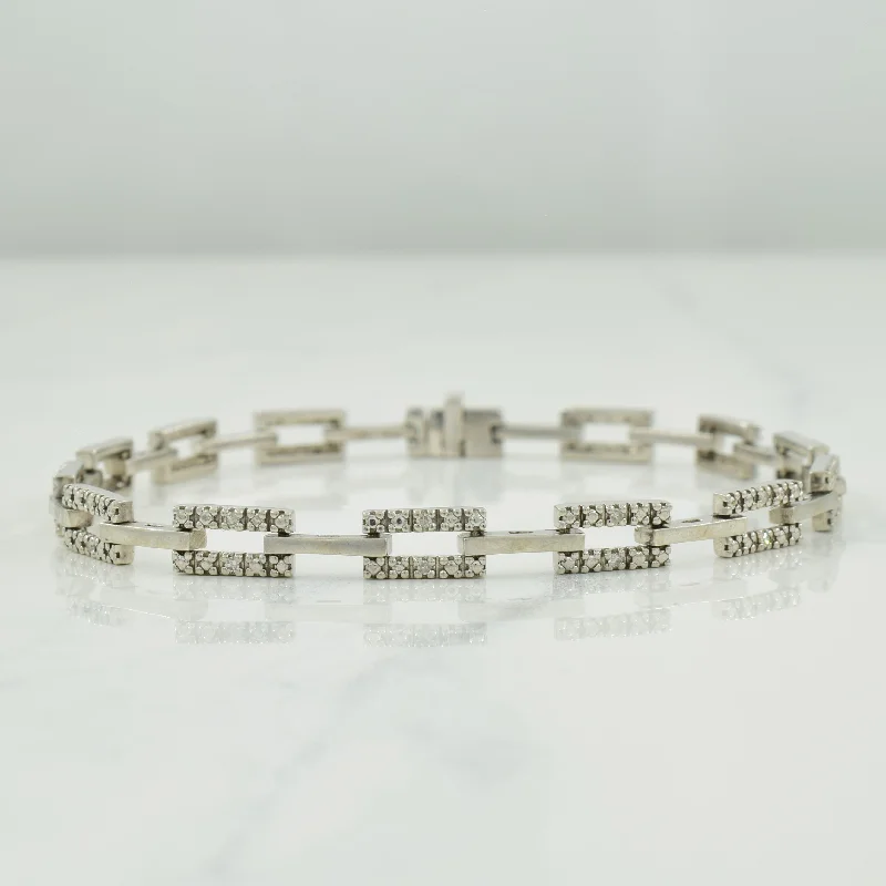 Unmissable Jewelry Clearance – Final Reductions Sterling Silver Diamond Bracelet | 0.15ctw | 7.25" | Unmissable Jewelry Clearance – Final Reductions Sterling Silver Diamond Bracelet | 0.15ctw | 7.25" |