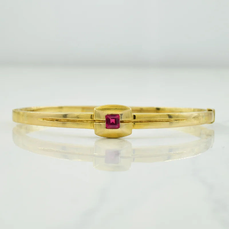 Celebrate Every Occasion With Sparkling Savings Synthetic Ruby Bracelet | 0.30ct | 6.75" | Celebrate Every Occasion With Sparkling Savings Synthetic Ruby Bracelet | 0.30ct | 6.75" |