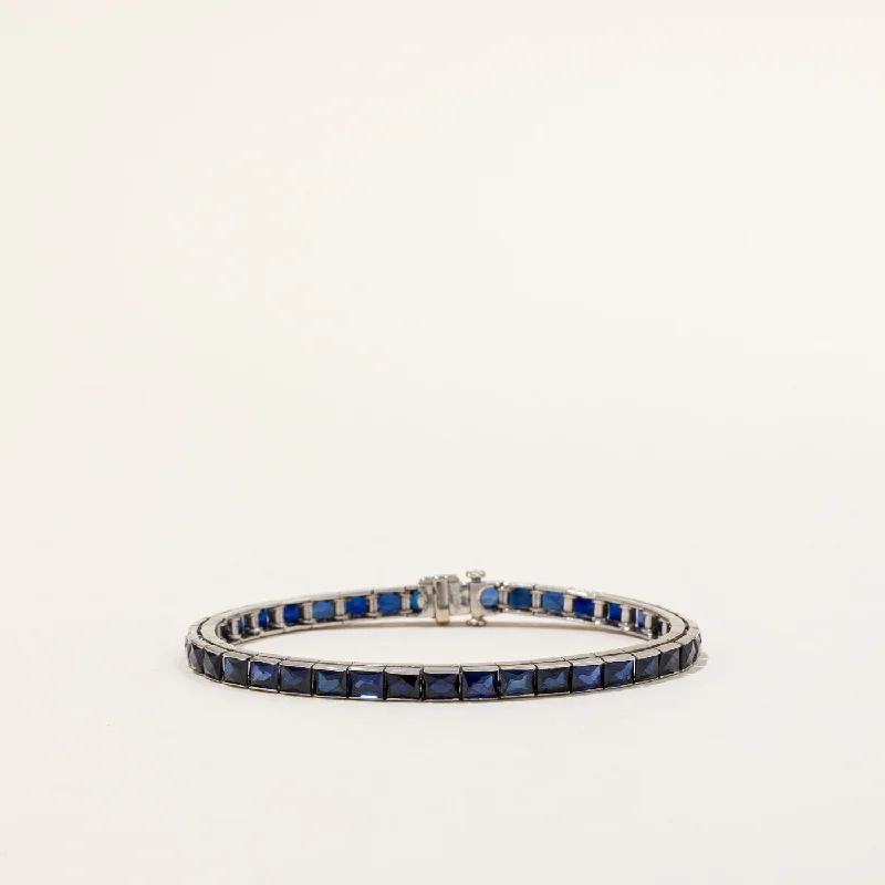 Unlock Unbeatable Jewelry Deals Before They’Re Gone Synthetic Sapphire Tennis Bracelet | 14.00ctw | 7" | Unlock Unbeatable Jewelry Deals Before They’Re Gone Synthetic Sapphire Tennis Bracelet | 14.00ctw | 7" |