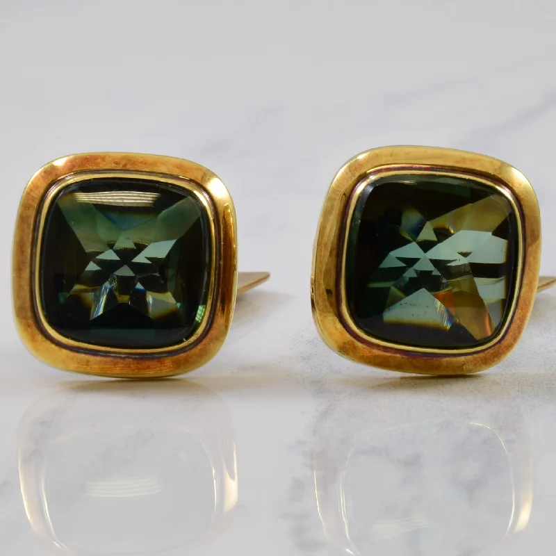 Affordable Glamour – Premium Jewelry For Less Synthetic Spinel Cufflinks | 16.00ctw | Affordable Glamour – Premium Jewelry For Less Synthetic Spinel Cufflinks | 16.00ctw |