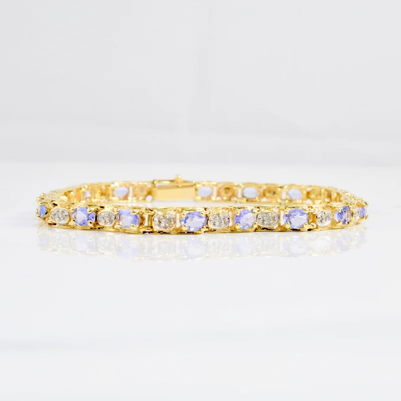Luxury Jewelry Sale – Elegant Styles At Unbeatable Prices Tanzanite & Diamond Tennis Bracelet | 0.10 ctw SZ 7 |