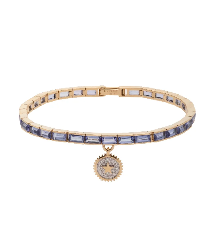 Once-A-Year Jewelry Sale – Grab Your Favorites Now North Star - Internal Compass : Tanzanite Baguette Bracelet