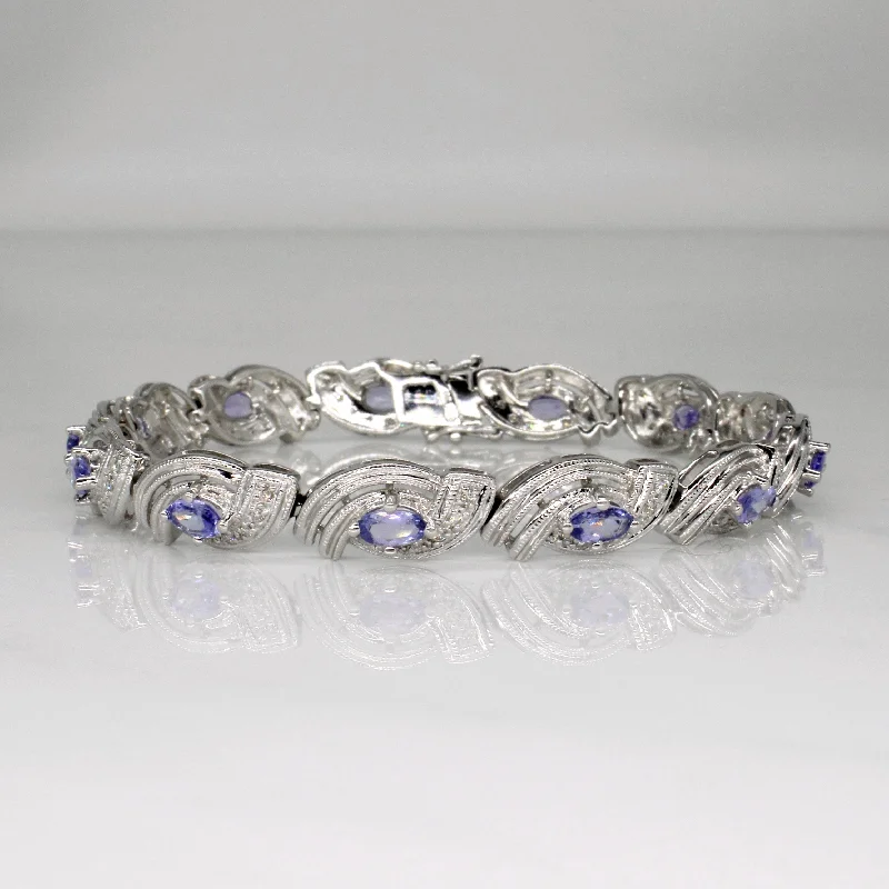 Exclusive Jewelry Sale – Limited-Time Discounts Tanzanite & Diamond Bracelet | 2.10ctw, 0.35ctw | 7.25" | Exclusive Jewelry Sale – Limited-Time Discounts Tanzanite & Diamond Bracelet | 2.10ctw, 0.35ctw | 7.25" |