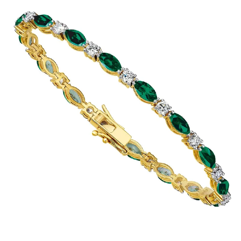 Adjustable Charm Bracelets For A Perfect Fit Tru-Emerald Cascade Bracelet