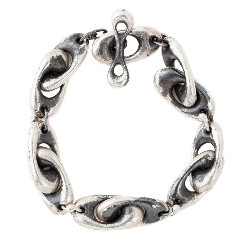Dazzle In Elegance With Our Biggest Jewelry Sale Puffy Link Bracelet