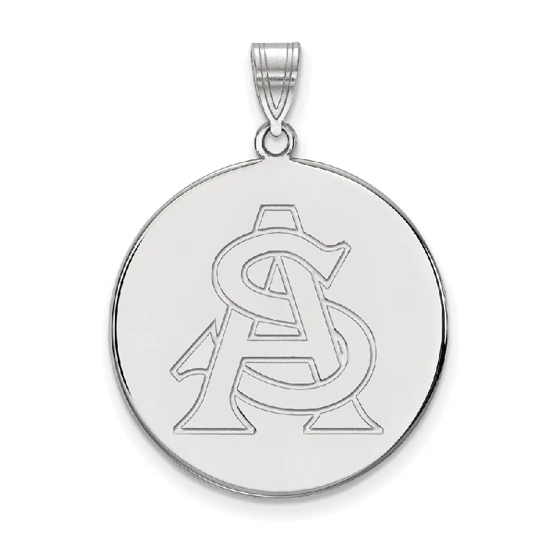 Shine Without Limits – Jewelry Sale Happening Now 10k White Gold Arizona State XL Disc Pendant Shine Without Limits – Jewelry Sale Happening Now 10k White Gold Arizona State XL Disc Pendant