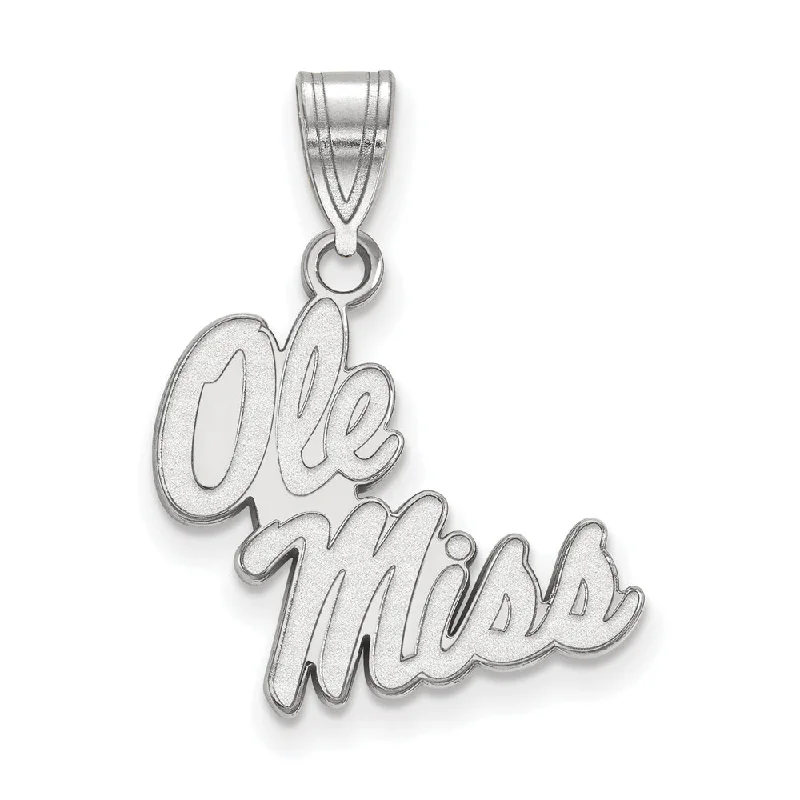Glamorous Jewelry, Glamorous Deals – Shop Now 10k White Gold U. of Mississippi Medium 'Ole Miss' Pendant Glamorous Jewelry, Glamorous Deals – Shop Now 10k White Gold U. of Mississippi Medium 'Ole Miss' Pendant