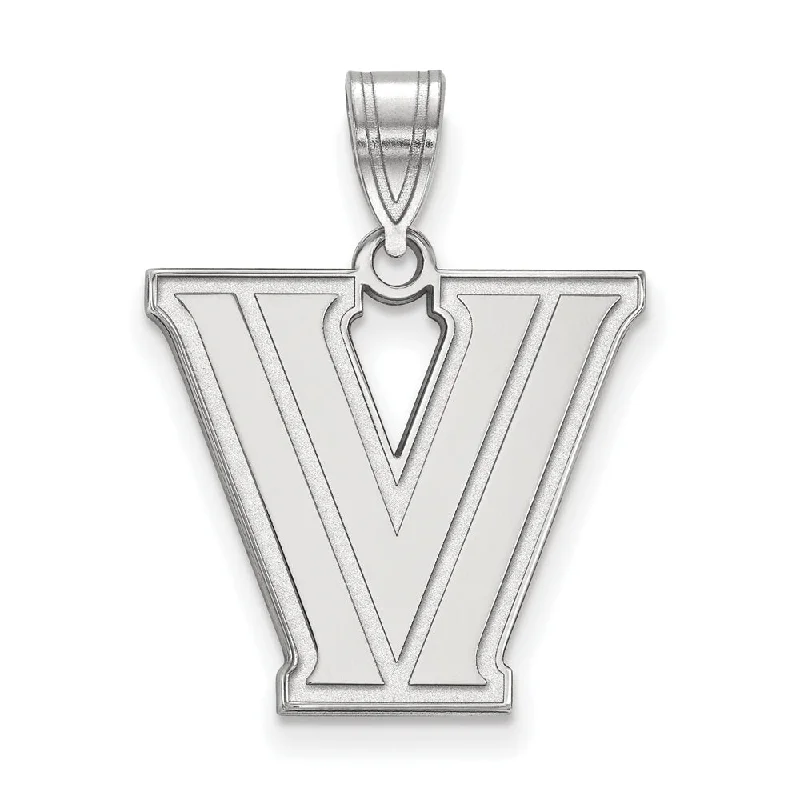 Premium Jewelry Now Available At Special Discounts 10k White Gold Villanova U. Medium Logo Pendant Premium Jewelry Now Available At Special Discounts 10k White Gold Villanova U. Medium Logo Pendant