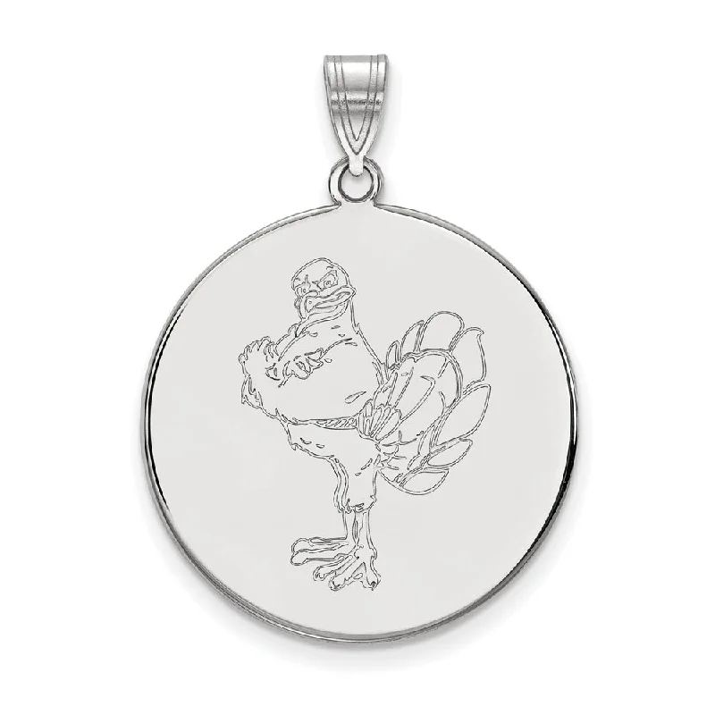 Elegant Jewelry Pieces At Unbelievable Prices 10k White Gold Virginia Tech XL Mascot Logo Disc Pendant Elegant Jewelry Pieces At Unbelievable Prices 10k White Gold Virginia Tech XL Mascot Logo Disc Pendant