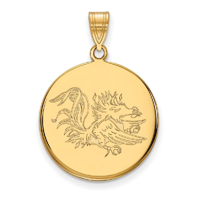 Jewelry Clearance Sale – Final Reductions 10k Yellow Gold South Carolina Large Disc Pendant Jewelry Clearance Sale – Final Reductions 10k Yellow Gold South Carolina Large Disc Pendant