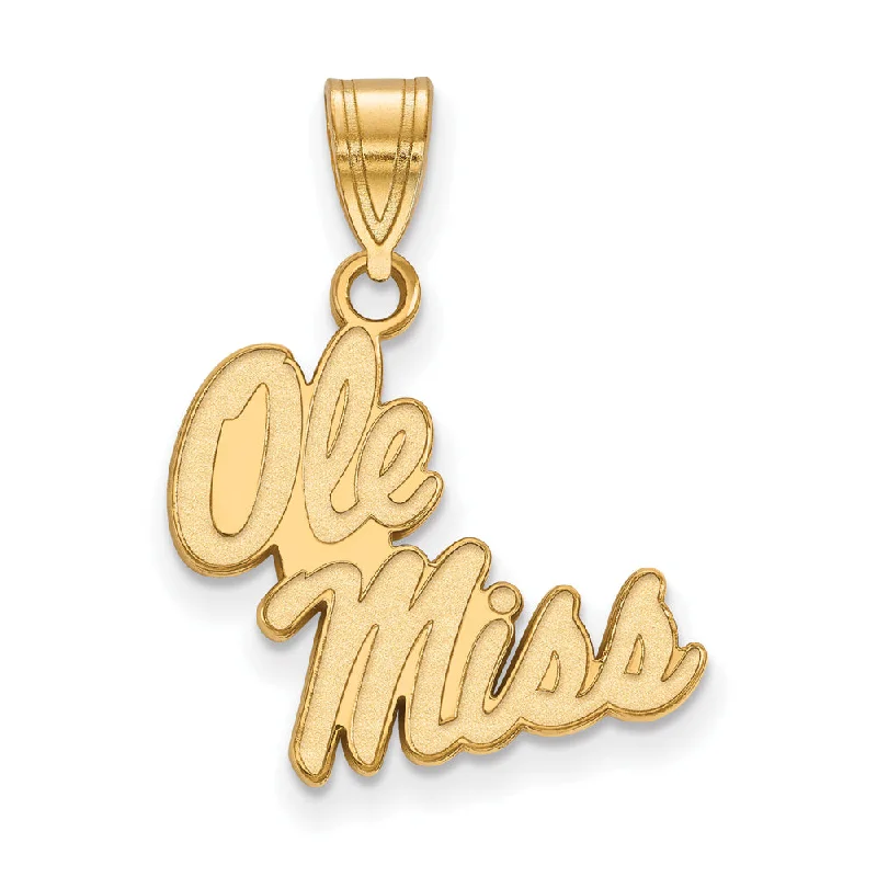 Your Dream Jewelry At Dream Prices 10k Yellow Gold U. of Mississippi Medium 'Ole Miss' Pendant Your Dream Jewelry At Dream Prices 10k Yellow Gold U. of Mississippi Medium 'Ole Miss' Pendant