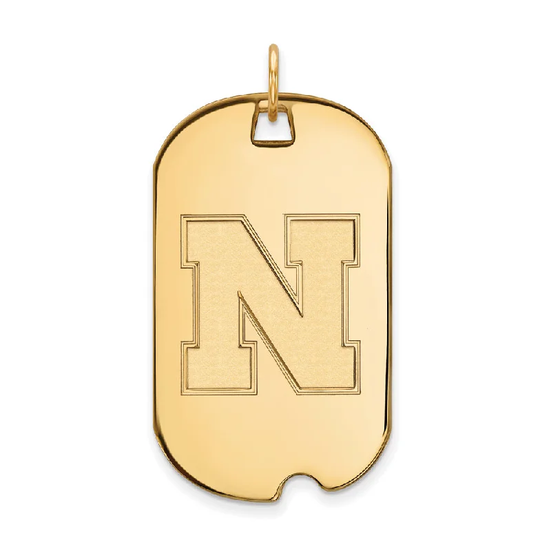 Get Your Favorite Jewelry At The Best Price 10k Yellow Gold U. of Nebraska Large Dog Tag Pendant Get Your Favorite Jewelry At The Best Price 10k Yellow Gold U. of Nebraska Large Dog Tag Pendant