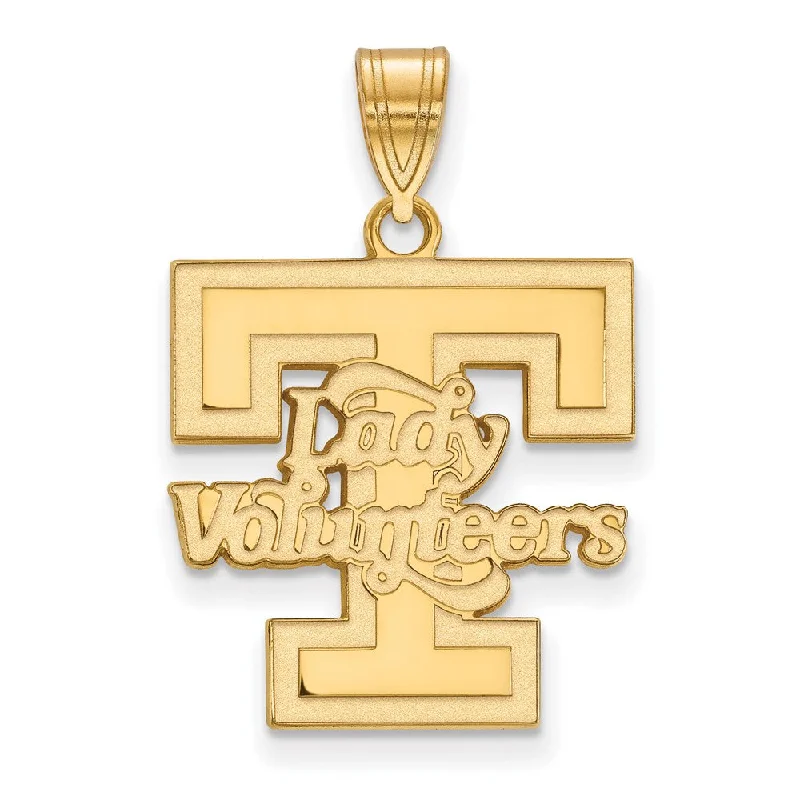Chic, Trendy, And Affordable Jewelry Sale 10k Yellow Gold U. of Tennessee Large 'T' Logo Pendant Chic, Trendy, And Affordable Jewelry Sale 10k Yellow Gold U. of Tennessee Large 'T' Logo Pendant