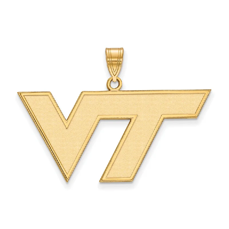 Chic And Stylish Jewelry At Exclusive Prices 10k Yellow Gold Virginia Tech Large Logo Pendant Chic And Stylish Jewelry At Exclusive Prices 10k Yellow Gold Virginia Tech Large Logo Pendant