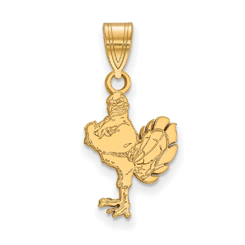 Handcrafted Beauty At Affordable Prices 10k Yellow Gold Virginia Tech Medium Mascot Logo Pendant