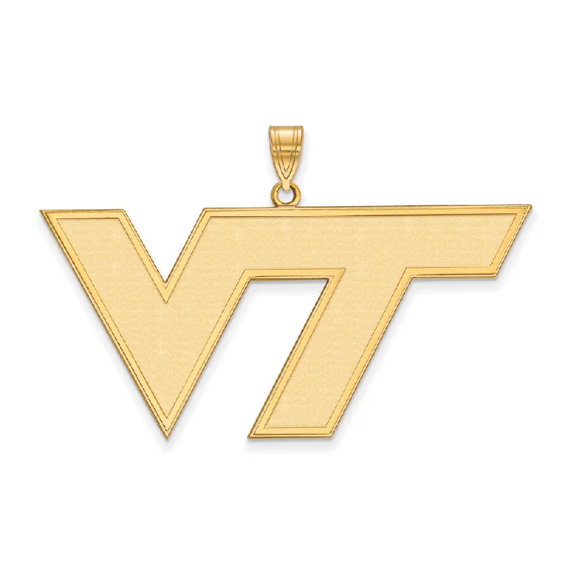 Shop Dazzling Jewelry At The Best Prices 10k Yellow Gold Virginia Tech XL Logo Pendant Shop Dazzling Jewelry At The Best Prices 10k Yellow Gold Virginia Tech XL Logo Pendant