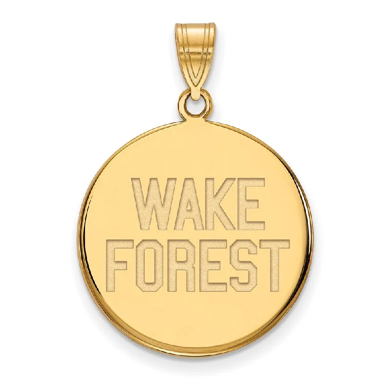 Exclusive Jewelry Bundles At Discounted Prices 10k Yellow Gold Wake Forest U. Large Logo Disc Pendant Exclusive Jewelry Bundles At Discounted Prices 10k Yellow Gold Wake Forest U. Large Logo Disc Pendant