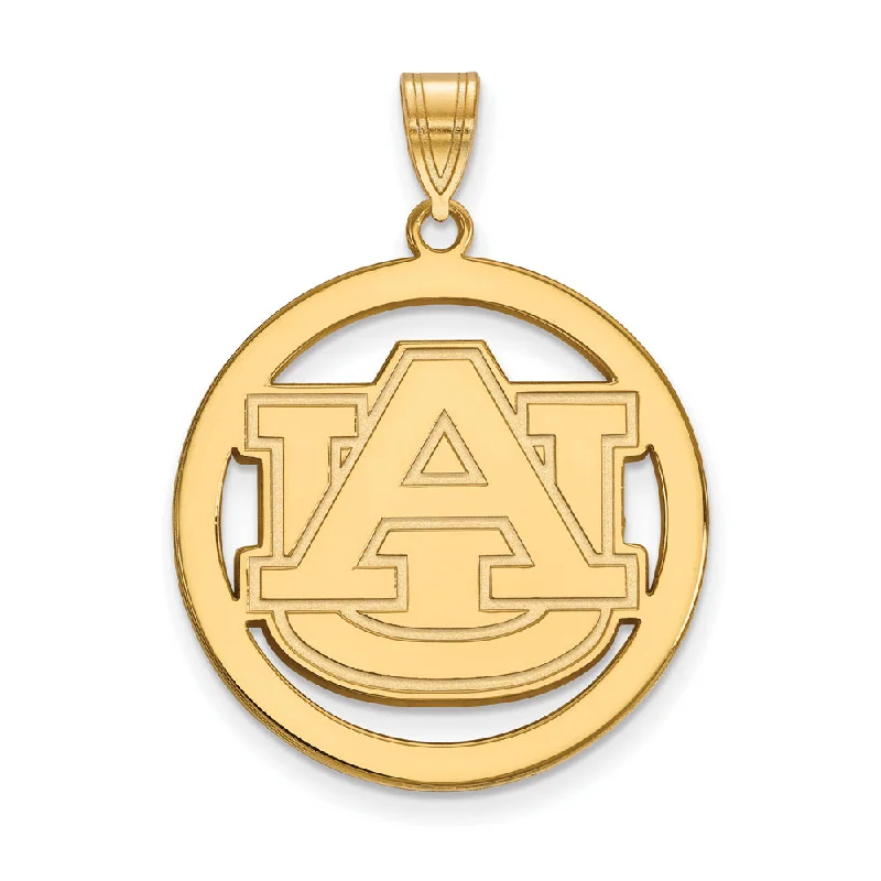 Seasonal Jewelry Sale – Upgrade Your Style Today 14k Gold Plated Silver Auburn U XL Circle Pendant Seasonal Jewelry Sale – Upgrade Your Style Today 14k Gold Plated Silver Auburn U XL Circle Pendant