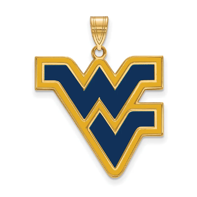 Limited-Time Jewelry Sale – Elegant Styles At Less 14k Gold Plated Silver West Virginia U. XL Enamel Logo Pendant Limited-Time Jewelry Sale – Elegant Styles At Less 14k Gold Plated Silver West Virginia U. XL Enamel Logo Pendant