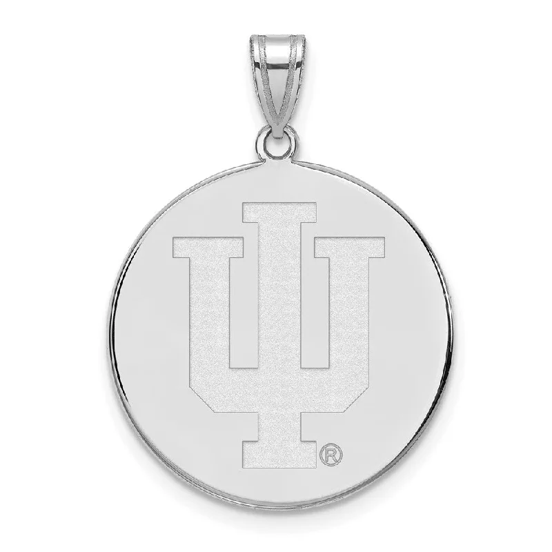 Premium Jewelry At Special Low Prices For A Limited Time 14k White Gold Indiana U XL Disc Pendant Premium Jewelry At Special Low Prices For A Limited Time 14k White Gold Indiana U XL Disc Pendant