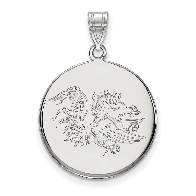 Affordable Luxury Jewelry – Style At A Great Price 14k White Gold South Carolina Large Disc Pendant Affordable Luxury Jewelry – Style At A Great Price 14k White Gold South Carolina Large Disc Pendant