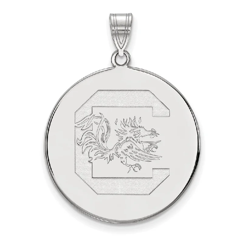 Exclusive Online Jewelry Sale – Don't Wait 14k White Gold South Carolina XL Disc Pendant Exclusive Online Jewelry Sale – Don't Wait 14k White Gold South Carolina XL Disc Pendant