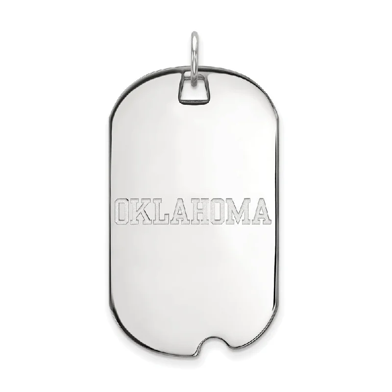 Luxury Jewelry Sale – Elegant Styles At Unbeatable Prices 14k White Gold U. of Oklahoma Large Dog Tag Pendant Luxury Jewelry Sale – Elegant Styles At Unbeatable Prices 14k White Gold U. of Oklahoma Large Dog Tag Pendant