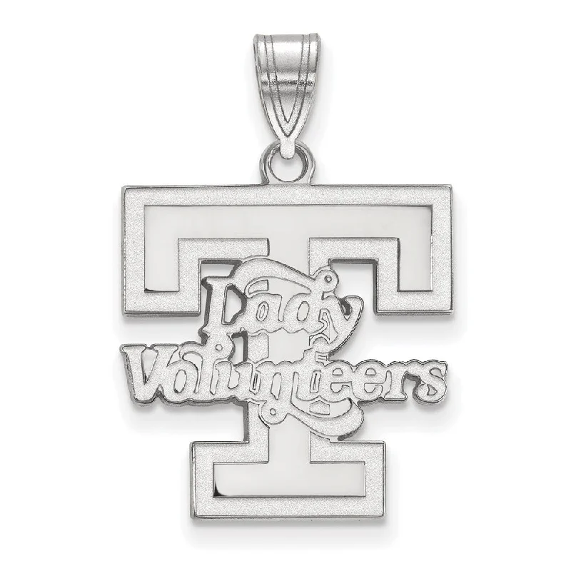 Your Perfect Accessory Now At The Best Price 14k White Gold U. of Tennessee Large 'T' Logo Pendant Your Perfect Accessory Now At The Best Price 14k White Gold U. of Tennessee Large 'T' Logo Pendant