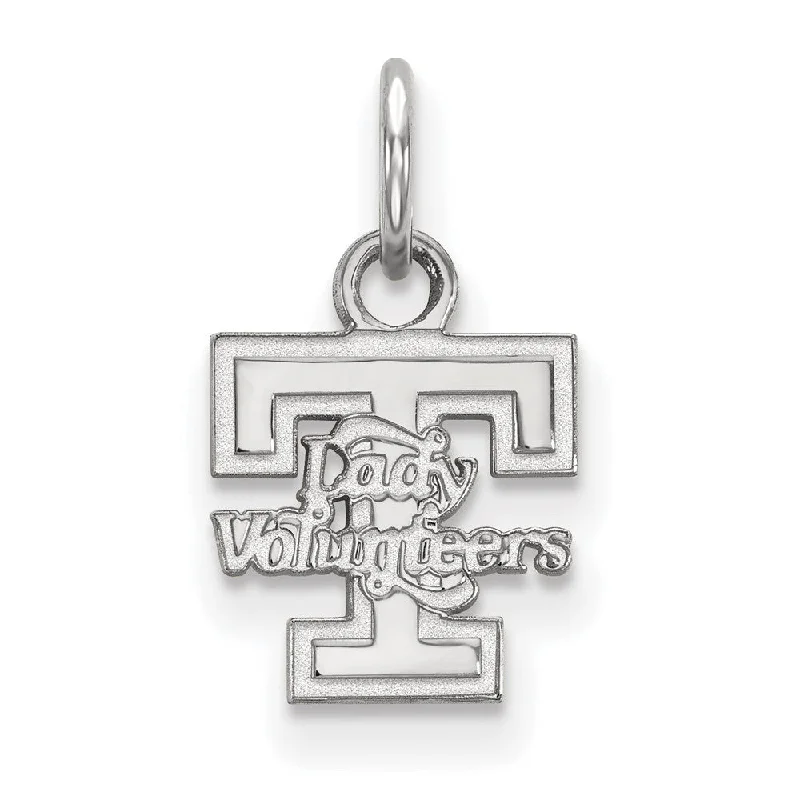 Get The Sparkle You Love At Prices You Adore 14k White Gold U. of Tennessee XS (Tiny) 'T' Logo Charm or Pendant Get The Sparkle You Love At Prices You Adore 14k White Gold U. of Tennessee XS (Tiny) 'T' Logo Charm or Pendant