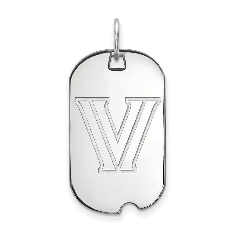 Dazzle With Discounts – Shop Jewelry On Sale 14k White Gold Villanova U. Logo Dog Tag Pendant Dazzle With Discounts – Shop Jewelry On Sale 14k White Gold Villanova U. Logo Dog Tag Pendant