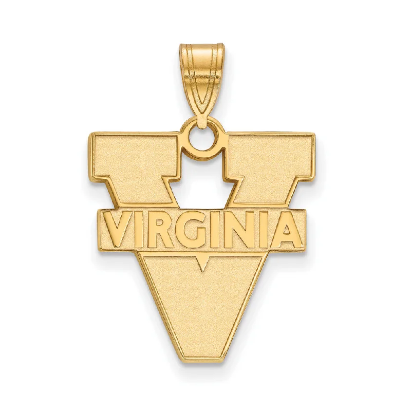 Elegant Jewelry, Exclusive Prices – Shop Now 14k Yellow Gold U. of Virginia Large 'V' Logo Pendant Elegant Jewelry, Exclusive Prices – Shop Now 14k Yellow Gold U. of Virginia Large 'V' Logo Pendant