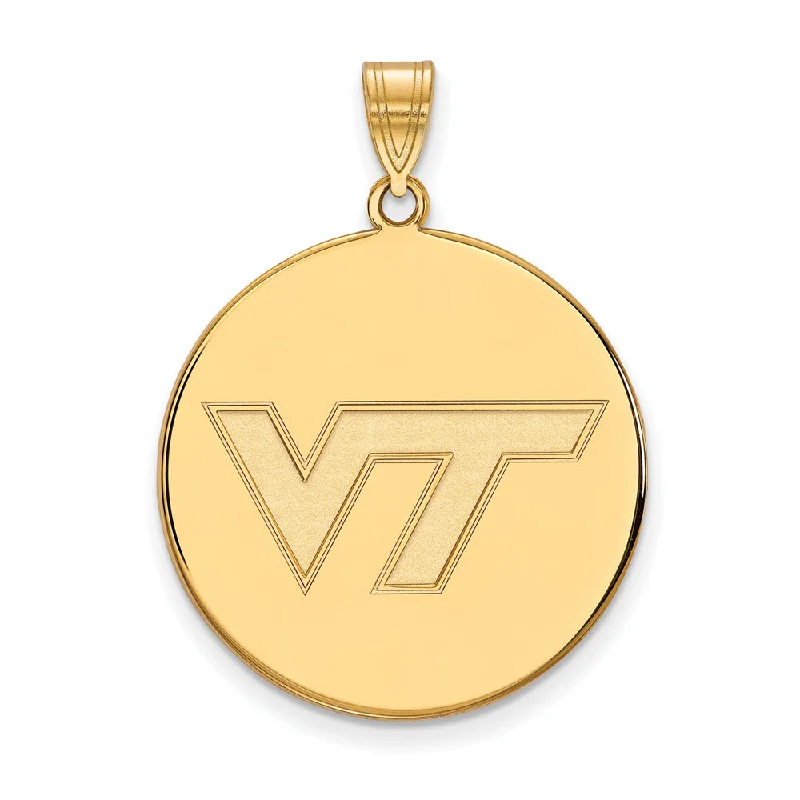 Handcrafted Jewelry Sale – Unique Designs At Low Prices 14k Yellow Gold Virginia Tech XL Logo Disc Pendant Handcrafted Jewelry Sale – Unique Designs At Low Prices 14k Yellow Gold Virginia Tech XL Logo Disc Pendant