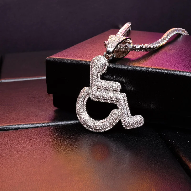 Affordable Glamour – Premium Jewelry For Less 18K Gold-Plated Disabled Sign Necklace Affordable Glamour – Premium Jewelry For Less 18K Gold-Plated Disabled Sign Necklace