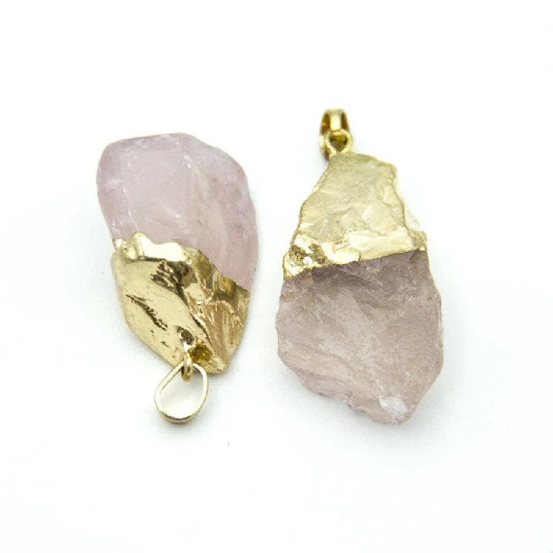 Handcrafted Jewelry Sale – Unique Designs At Low Prices 1pcs pink gold natural stone crystal irregular shape pendant 37x15mm jewellery jewelry finding D-3-346-A Handcrafted Jewelry Sale – Unique Designs At Low Prices 1pcs pink gold natural stone crystal irregular shape pendant 37x15mm jewellery jewelry finding D-3-346-A