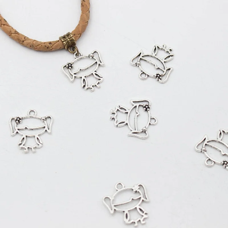 Elegant Necklaces And Bracelets At Limited-Time Offers 20 pcs Jewelry pendant Small cute girl pendants antique silver girl menina daughter zamak jewelry finding D-3-368 Elegant Necklaces And Bracelets At Limited-Time Offers 20 pcs Jewelry pendant Small cute girl pendants antique silver girl menina daughter zamak jewelry finding D-3-368