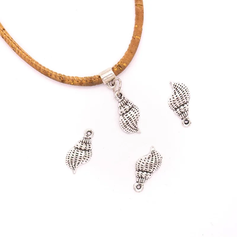 Affordable Luxury Jewelry For Every Occasion 20 units 8x19mm Pendant antique silver Spiral Shell jewelry pendant Jewelry Findings & Components D-3-418 Affordable Luxury Jewelry For Every Occasion 20 units 8x19mm Pendant antique silver Spiral Shell jewelry pendant Jewelry Findings & Components D-3-418
