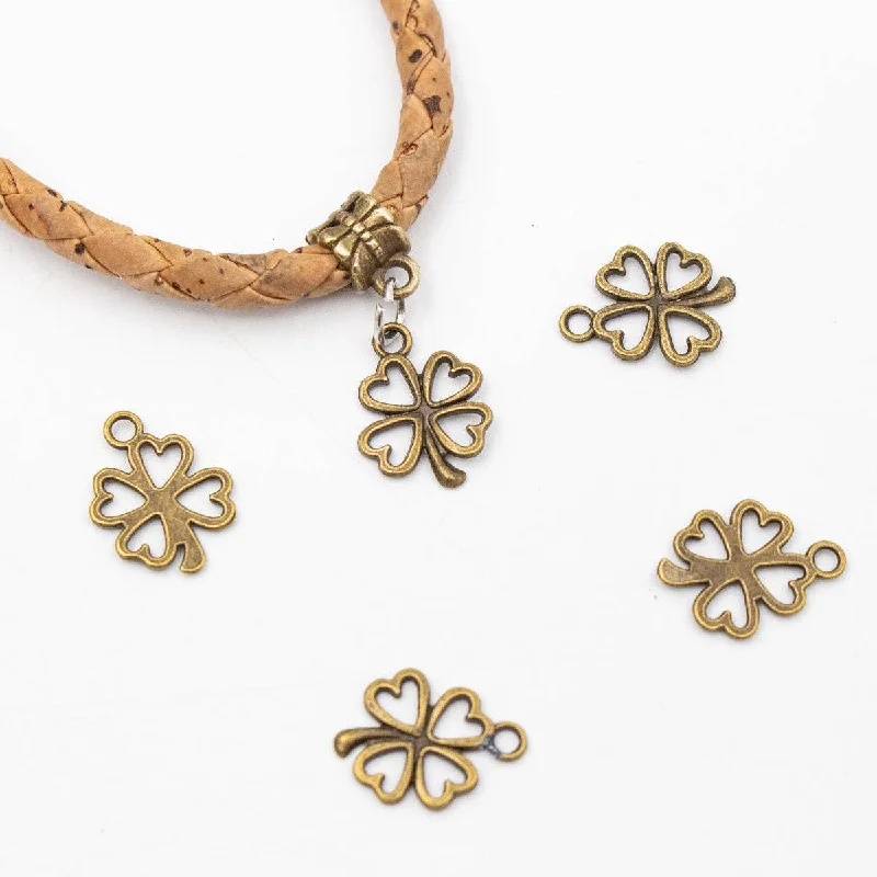 Best Jewelry Sale Prices – Limited-Time Offer 40 Pcs Antique Bronze four-leaf flower bracelet findings or necklace pendant jewelry supplies jewelry finding D-3-375 Best Jewelry Sale Prices – Limited-Time Offer 40 Pcs Antique Bronze four-leaf flower bracelet findings or necklace pendant jewelry supplies jewelry finding D-3-375