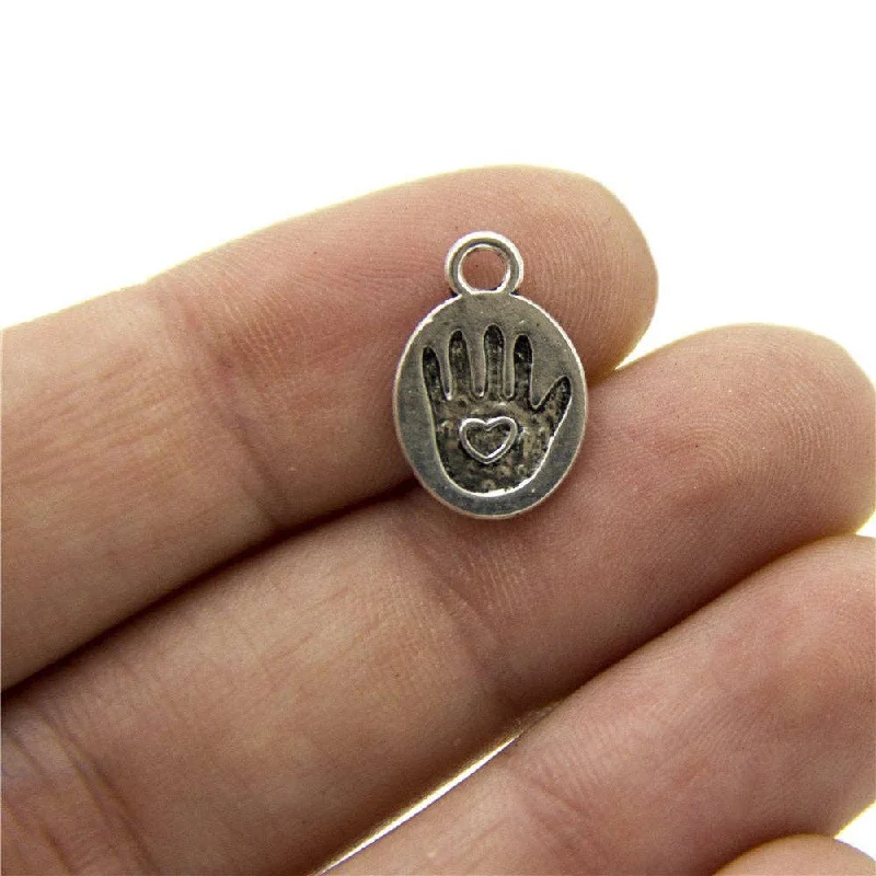 Huge Savings On Timeless Jewelry Collections 40 units Pendant antique sliver made with love hands charms Pendants Jewelry Findings & Components D-3-333 Huge Savings On Timeless Jewelry Collections 40 units Pendant antique sliver made with love hands charms Pendants Jewelry Findings & Components D-3-333