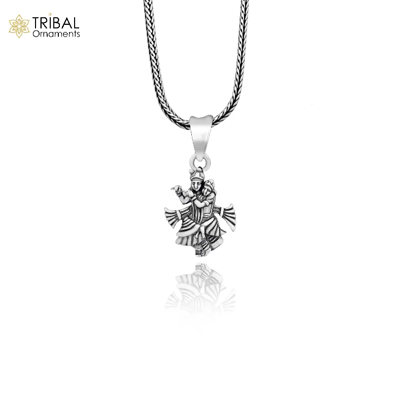 Elegant Jewelry Pieces At Unbelievable Prices 925 sterling silver handmade idol Radha krishna tiny pendant, amazing unisex pendant locket personalized jewelry tribal jewelry ssp565
