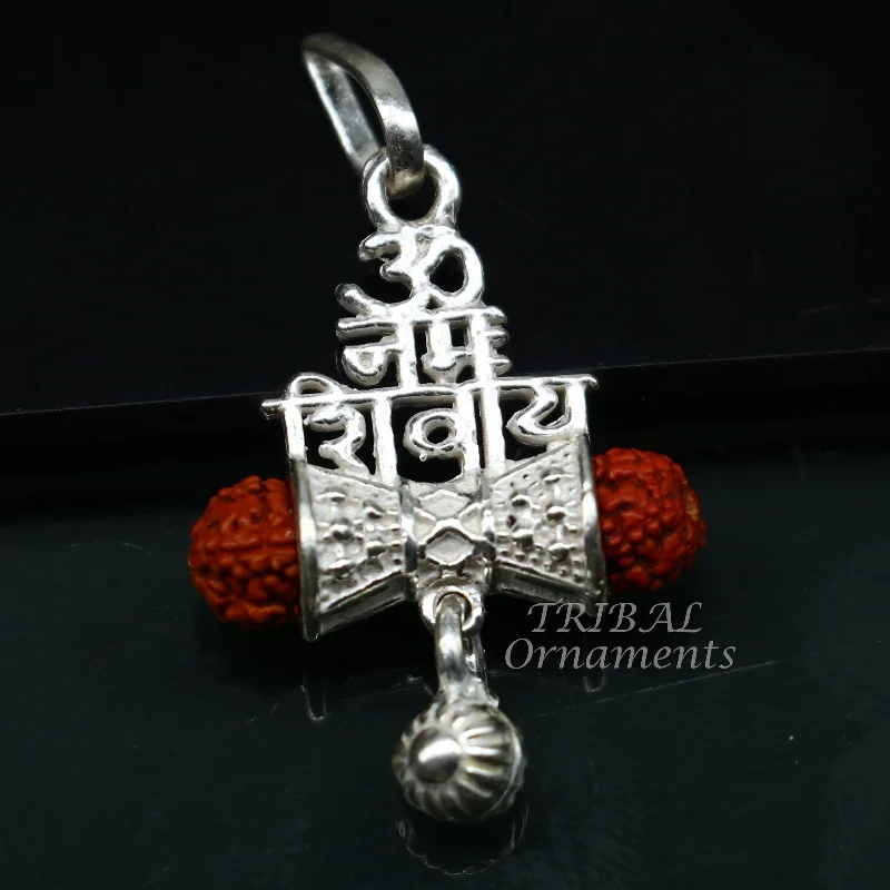 Limited-Time Jewelry Sale – Don't Miss These Deals 925 sterling silver handmade Lord shivay design rudraksha pendant gorgeous hanging drops ,excellent "aum namah shivay" pendant nsp546 Limited-Time Jewelry Sale – Don't Miss These Deals 925 sterling silver handmade Lord shivay design rudraksha pendant gorgeous hanging drops ,excellent "aum namah shivay" pendant nsp546