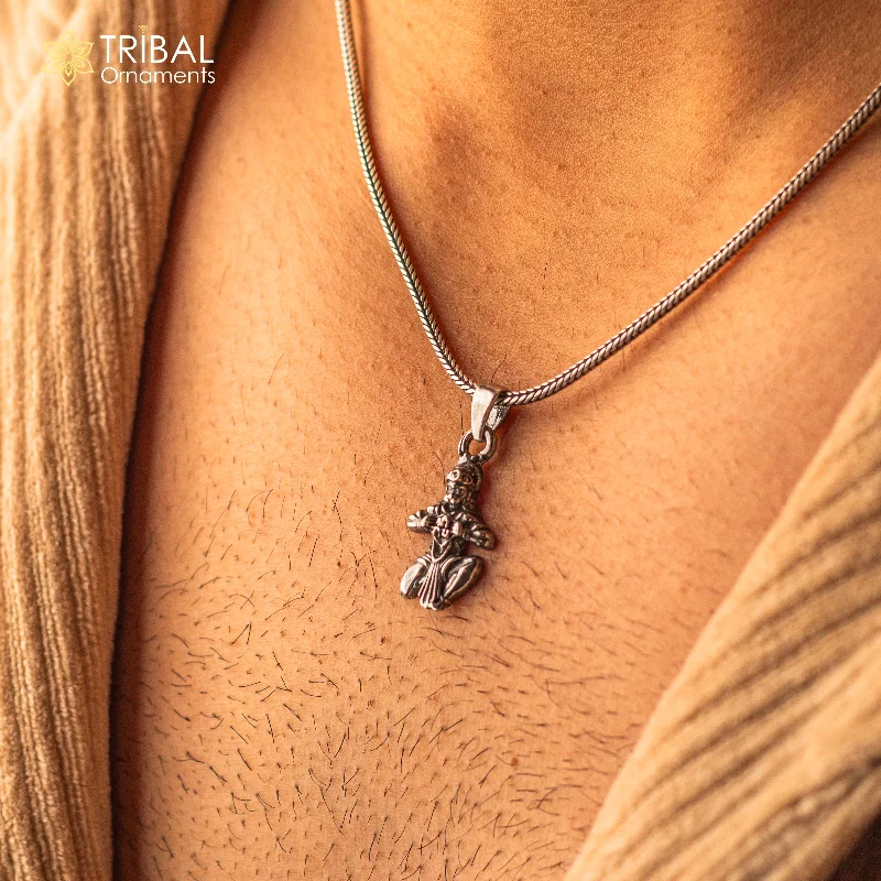 Once-A-Year Jewelry Sale – Grab Your Favorites Now 925 Sterling silver handmade lord Hanuman ji pendant,nsp856 Once-A-Year Jewelry Sale – Grab Your Favorites Now 925 Sterling silver handmade lord Hanuman ji pendant,nsp856