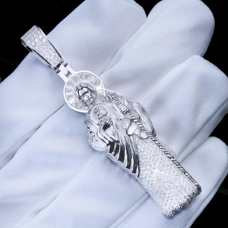 Affordable Glamour – Premium Jewelry At Special Prices 925S & VVS Moissanite Saint Jude Necklace Affordable Glamour – Premium Jewelry At Special Prices 925S & VVS Moissanite Saint Jude Necklace