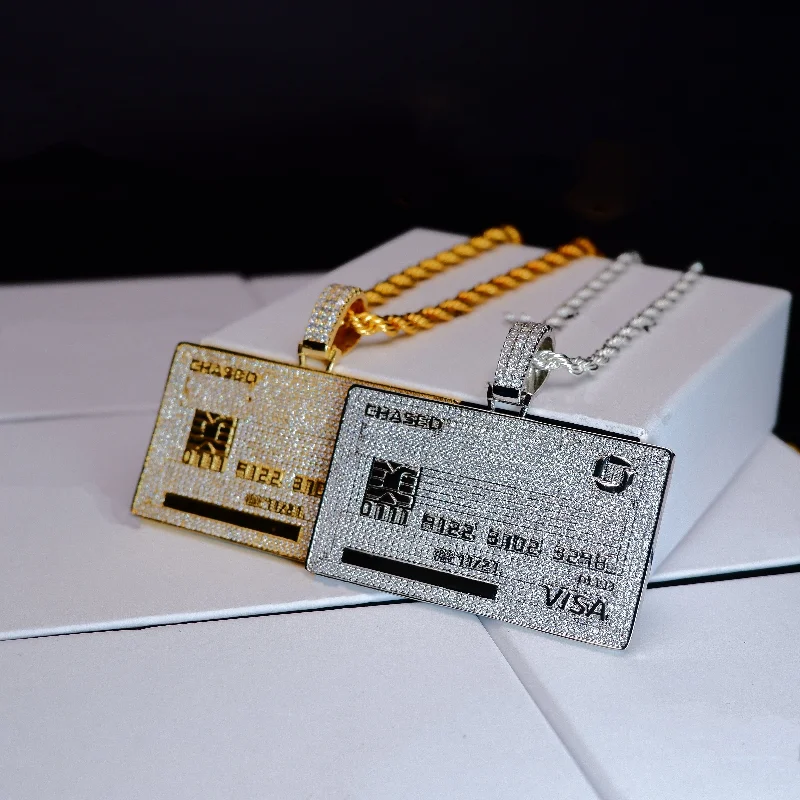 Limited-Time Offer On Elegant Jewelry Pieces 18K Gold-Plated Credit Card Bank card Iced Pendant Limited-Time Offer On Elegant Jewelry Pieces 18K Gold-Plated Credit Card Bank card Iced Pendant