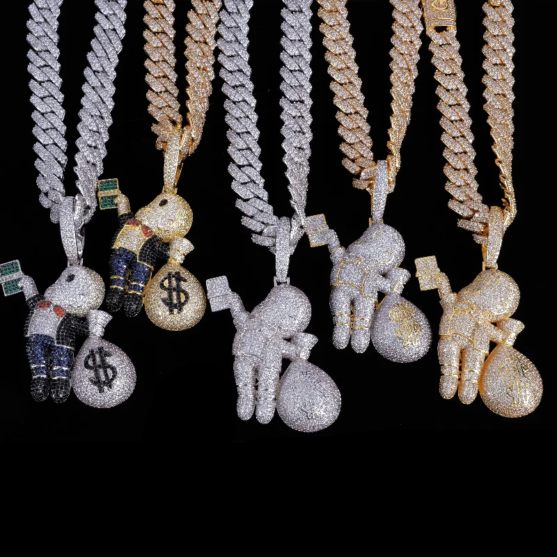 Trending Jewelry Styles Now At Limited-Time Discounts Money Bag Boy With Prong Cuban Chain Trending Jewelry Styles Now At Limited-Time Discounts Money Bag Boy With Prong Cuban Chain